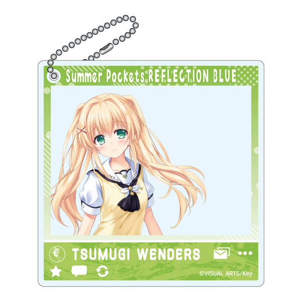 Summer Pockets REFLECTION BLUE キーホルダー Summer Pockets REFLECTION BLUE アクリルキーホルダー 空門 蒼