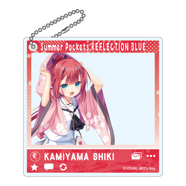 Summer Pockets REFLECTION BLUE SNSぽいアクリルキーホルダー 神山識