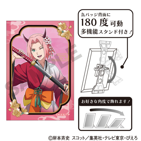 NARUTO アート缶バッジ 春野サクラ 鬼[クラックス]