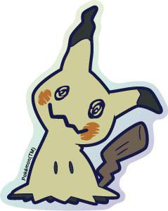 ポケットモンスター モバイルステッカー ミミッキュ[グルマンディーズ]