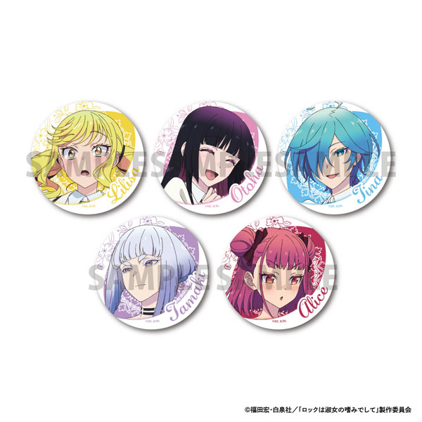 ロックは淑女の嗜みでして　院瀬見ティナ　缶バッジ　48個セット　ロックレディ ロックは淑女の嗜みでして」 - 院瀬見ティナ Ani-Art 100mm缶