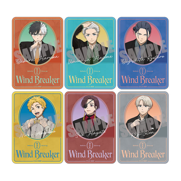 WIND BREAKER トレーディングクリアカードコレクション Dress up ver. 6個入りセット[キャビネット]《１０月予約》