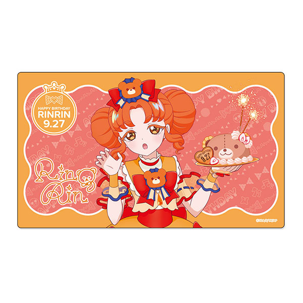 ひみつのアイプリ ハピプリバースデー202509 ラバーマットリンリン[グルーヴガレージ]