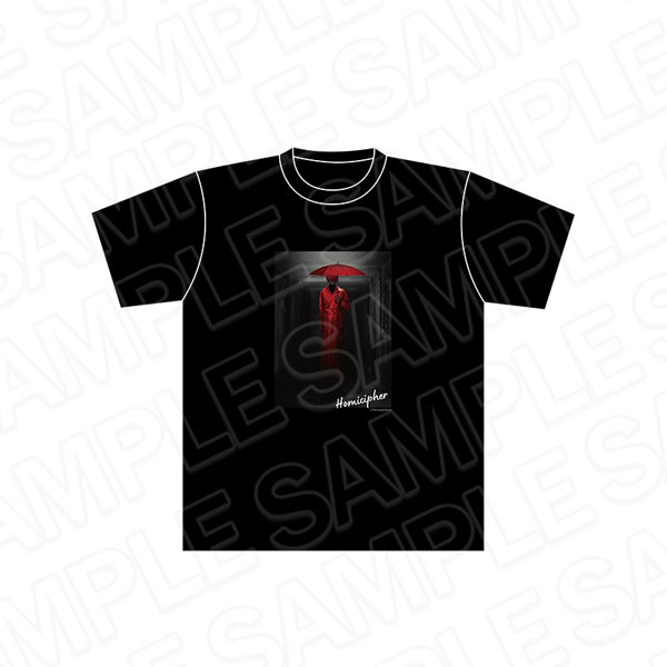 文字化化 ビッグシルエットTシャツ 赤い傘の男[コンテンツシード