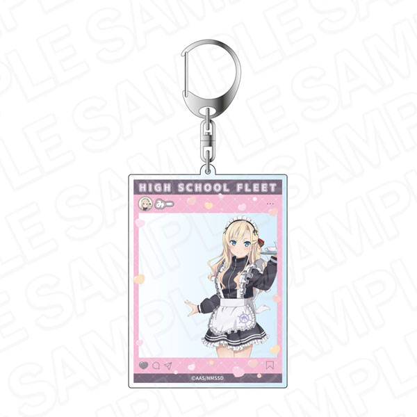 劇場版 ハイスクール・フリート SNS風アクリルキーホルダー ヴィルヘルミーナ 晴風カフェ ver.[コンテンツシード]