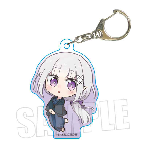 Re：ゼロから始める異世界生活 ぷかっしゅアクリルキーホルダー 3rd season ver. エミリア(浴衣)[ベルハウス]《在庫切れ》