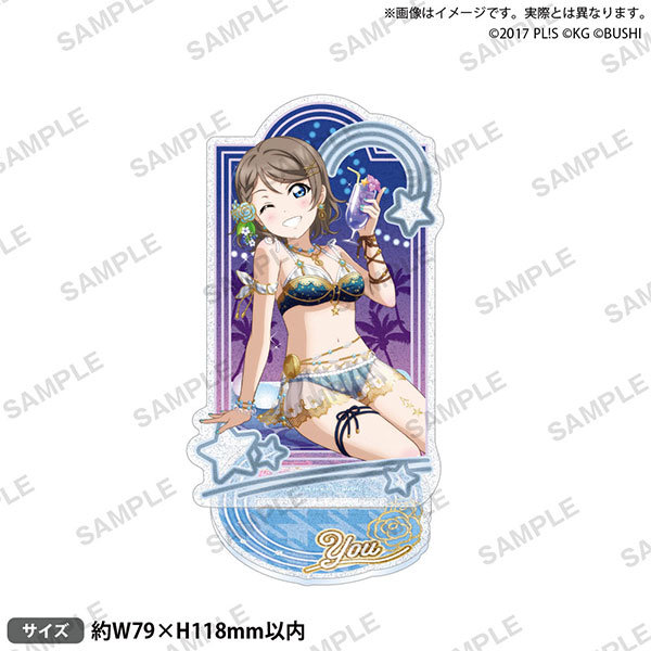 ラブライブ！スクールアイドルフェスティバル きらりんアクリルスタンド Aqours サマーナイトver. 渡辺曜[ブシロードクリエイティブ]《０９月予約》