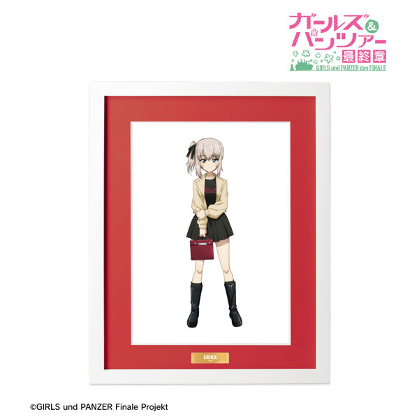 紙製品(キャラクター)　西住まほ＆逸見エリカ 豪華描下ろし仕様二つ折り色紙 「ガールズ＆パンツァー 劇場版」 ガルパンツァーシャツ・クルツ AnotherAngle通販購入特典 西住まほ＆逸見エリカ 豪華描下ろし仕様二つ折り色紙 ガールズ