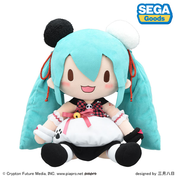 初音ミクシリーズ 初音ミク パンダ饅頭 ふわぷち ぬいぐるみ(LL