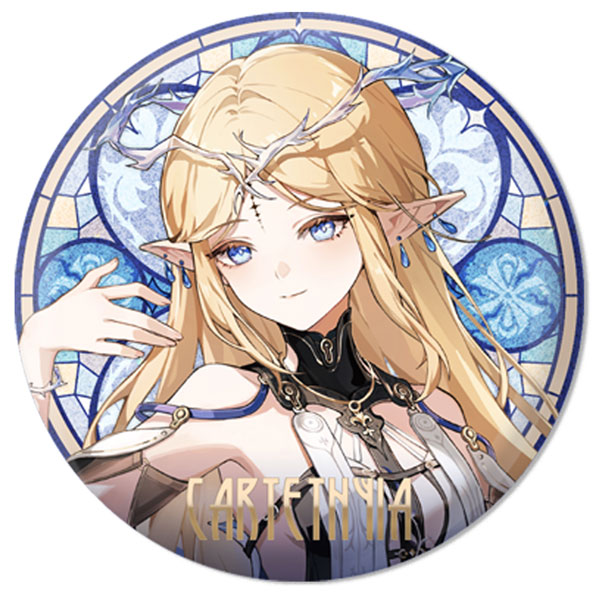 限定販売】鳴潮 琉光彩影シリーズ ブリキ缶バッジ カルテジア[KURO