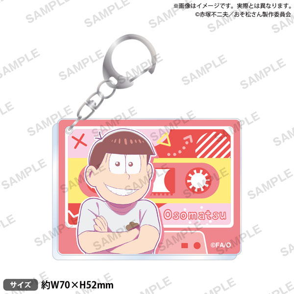 おそ松さん アクリルキーホルダー シティポップver. おそ松