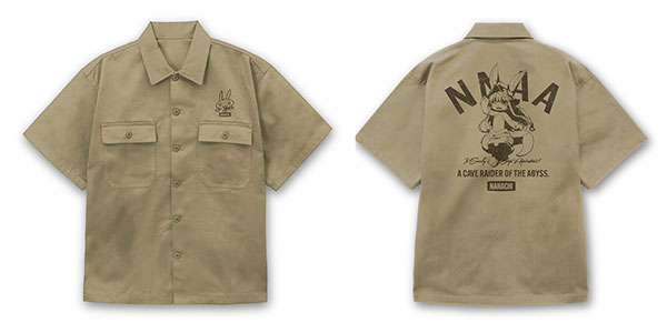 メイドインアビス 烈日の黄金郷 ナナチ ワークシャツ/SAND KHAKI-XXL[コスパ]
