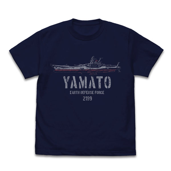 関税送料込[NO DRESS]Tシャツ★大人気★ヤマト発送★追跡あり★ 宇宙戦艦ヤマト Tシャツ/NAVY-S[コスパ]《10月予約》