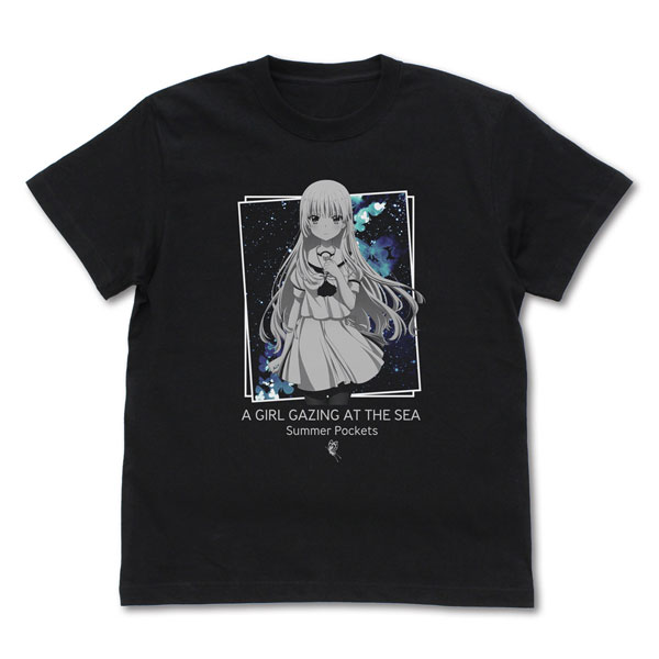 TVアニメ『Summer Pockets』 鳴瀬しろは Tシャツ/BLACK-L[コスパ