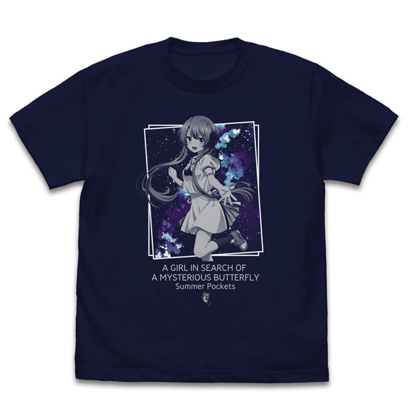 TVアニメ『Summer Pockets』 空門蒼 Tシャツ/NAVY-S（再販）[コスパ