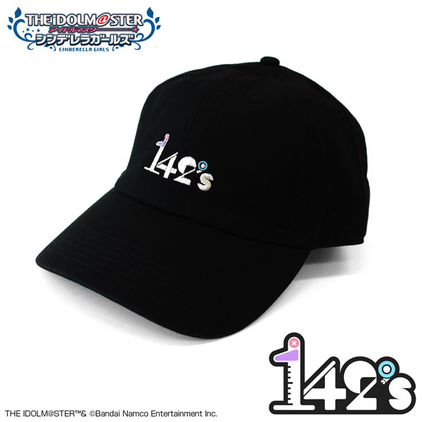 アイドルマスター シンデレラガールズ 142’s 刺繍ローキャップ/BLACK（再販）[コスパ]《０５月予約》