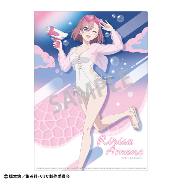 2.5次元の誘惑 A4シングルクリアファイル 天乃リリサ 水着×バブルガン