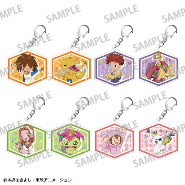 デジモンアドベンチャー トレーディングアクリルキーホルダーvol.1 寝起き 8個入りBOX[カミオジャパン]