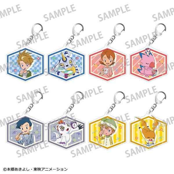 デジモンアドベンチャー トレーディングアクリルキーホルダーvol.2 寝起き 8個入りBOX[カミオジャパン]