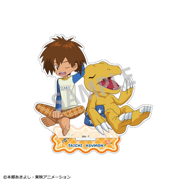 デジモンアドベンチャー アクリルスタンド 八神太一＆アグモン