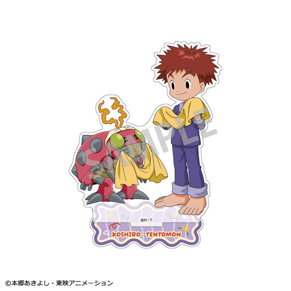 デジモンアドベンチャー アクリルスタンド 泉光子郎＆テントモン 寝起き[カミオジャパン]《発売済・在庫品》