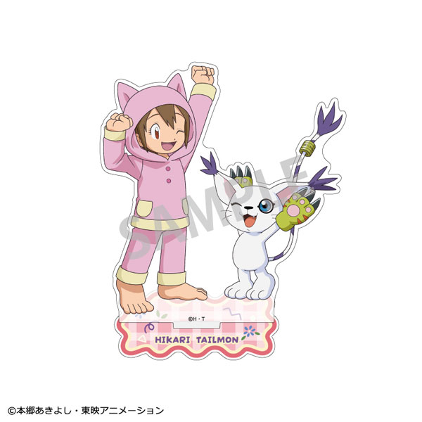 デジモンアドベンチャー アクリルスタンド 八神ヒカリ＆テイルモン 寝起き[カミオジャパン]