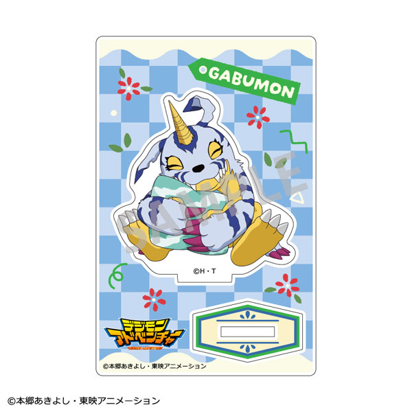 デジモンアドベンチャー ミニアクリルスタンド ガブモン 寝起き[カミオジャパン]