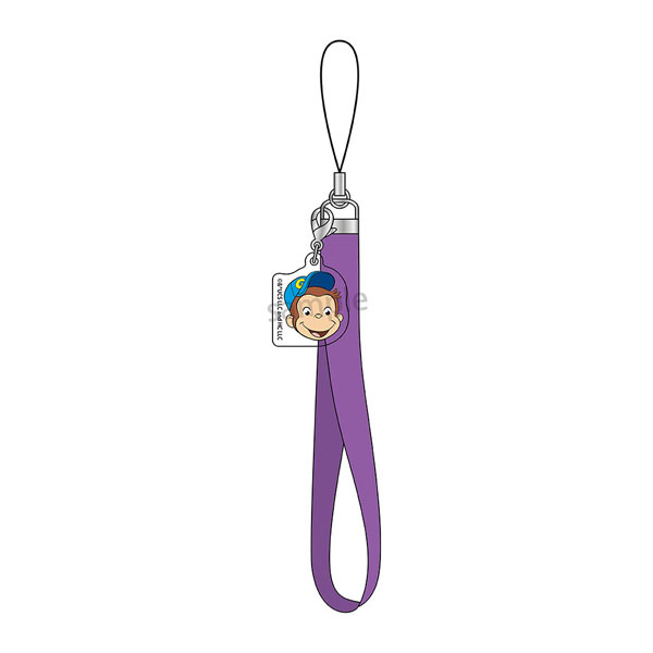 おさるのジョージ アクリルキーチェーン パープル[ラムネラボ]