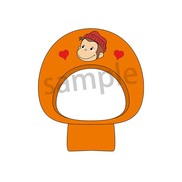 おさるのジョージ ペンライトカバー オレンジ[ラムネラボ]