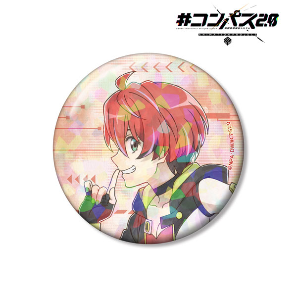 コンパス 鬼龍院 きらら 缶バッジ コンパス2.0 戦闘摂理解析システム 描き下ろし 輝龍院きらら