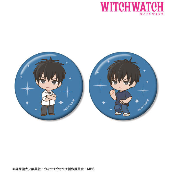 TVアニメ『ウィッチウォッチ』 乙木守仁 ちびキャラ 缶バッジ2個セット