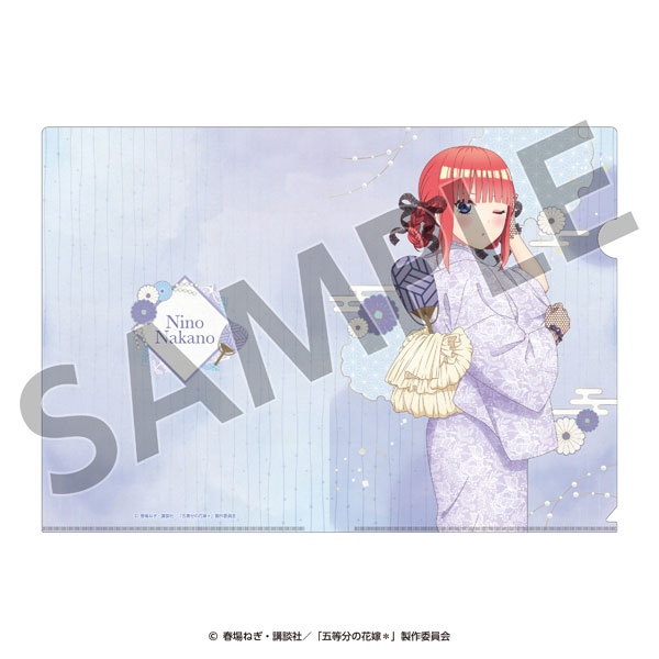 五等分の花嫁* クリアファイル(二乃) ＜納涼Style＞[TOKYOGETS]