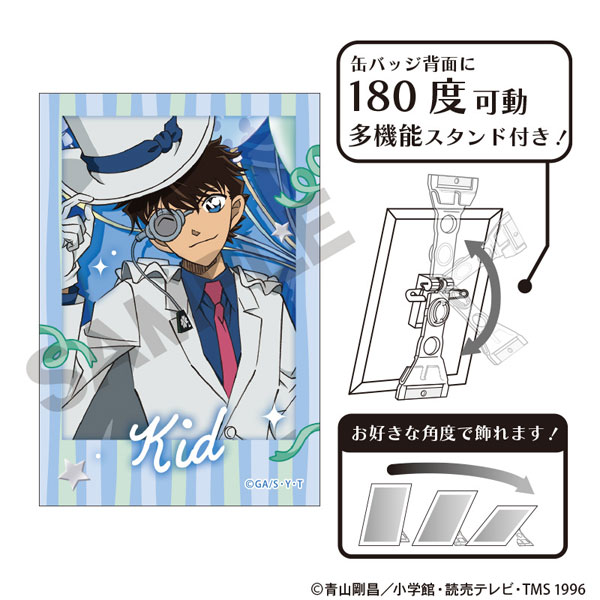 名探偵コナン アート缶バッジ 怪盗キッド バルーン[クラックス