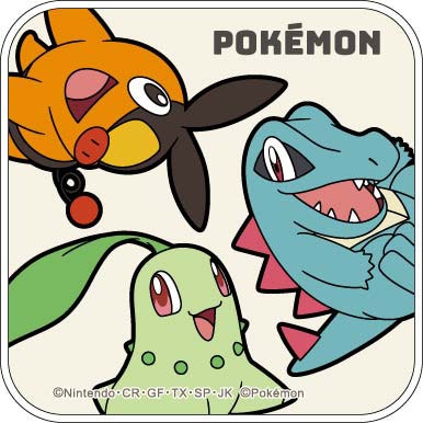 ポケットモンスター USB/USB Type-C ACアダプタ チコリータ＆ポカブ＆ワニノコ[グルマンディーズ]