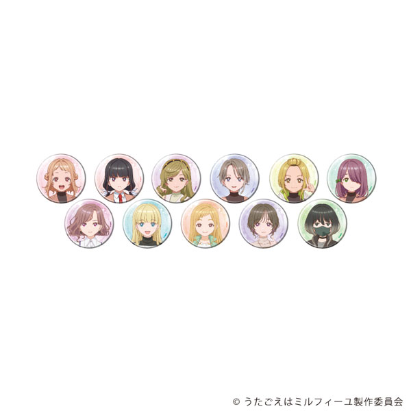 缶バッジ「TVアニメ「うたごえはミルフィーユ」」01/公式