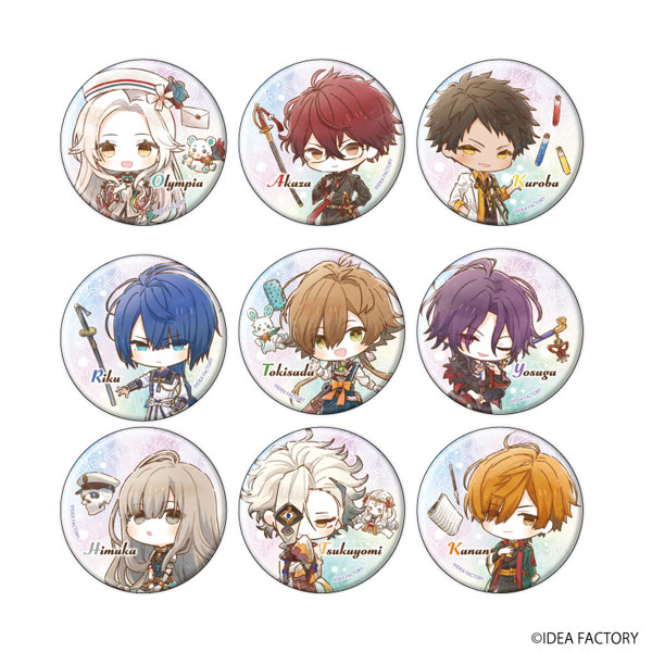 缶バッジ「オランピアソワレ」01/グラフアートイラスト 9個入り