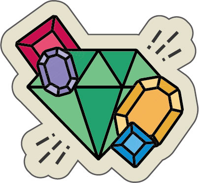 瑠璃の宝石 ピンズ 宝石[ムービック]《発売済・在庫品》