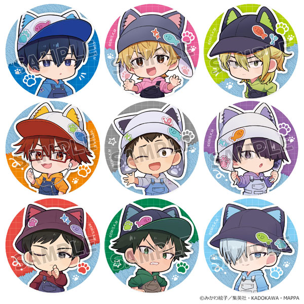 [忘却バッテリー]トレーディング缶バッジ(ストリートコーデ/ミニキャラ) 9個入りBOX[Parflette-パルフレット-]《発売済・在庫品》