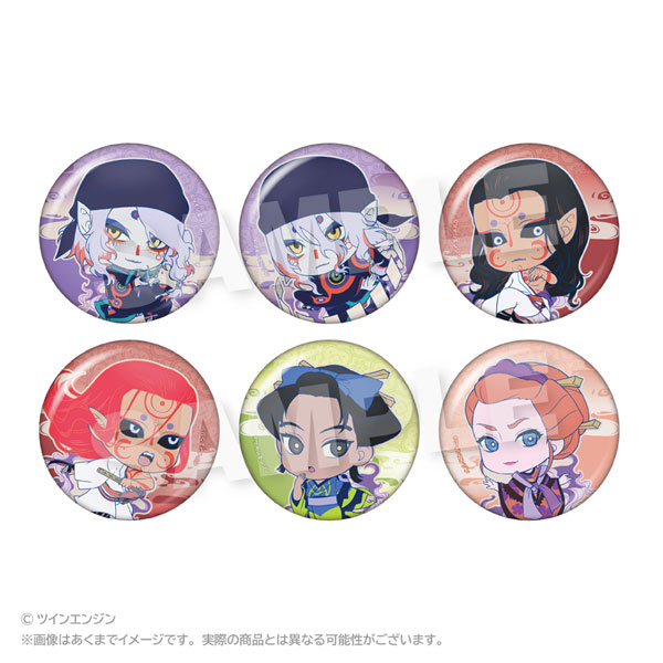 劇場版モノノ怪 第二章 火鼠 トレーディングミニキャラ缶バッジ