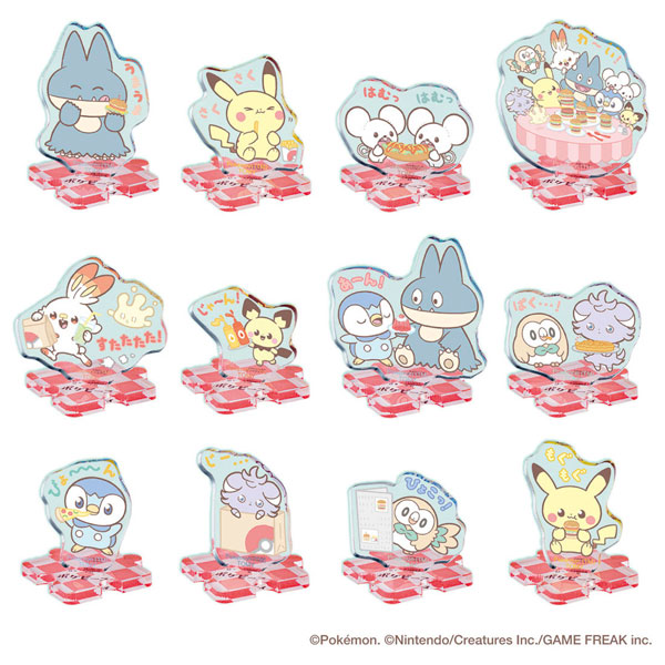 ポケモン ポケピース ちょこんとつながるアクリルスタンド ～Diner～ 12個入りBOX[タカラトミー]《発売済・在庫品》
