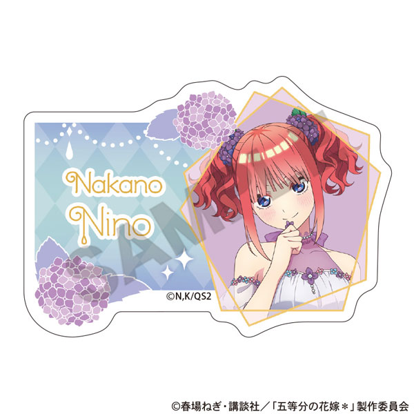 五等分の花嫁 アクリルネームバッジ 中野二乃 紫陽花ドレス[クラックス]