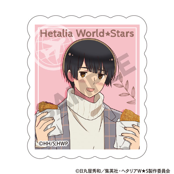 ヘタリア World☆Stars アクリルマグネット 日本 食べ歩きグルメ ヘタリア World☆Stars アクリルマグネット 日本 食べ歩きグルメ