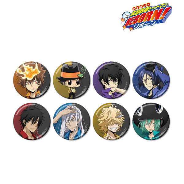 家庭教師ヒットマンREBORN！ 描き下ろし カラーシャツver. トレーディングメタリック缶バッジ 8個入りBOX[アルマビアンカ]《在庫切れ》