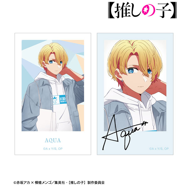 【推しの子】 描き下ろし アクア ショッピングver. インスタントカメラ風イラストカード2枚セット[アルマビアンカ]