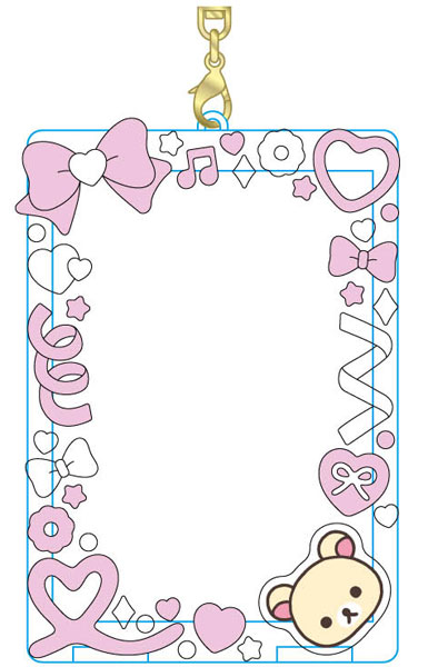 リラックマ クリアデコカードホルダー コリラックマ[ティー・シー