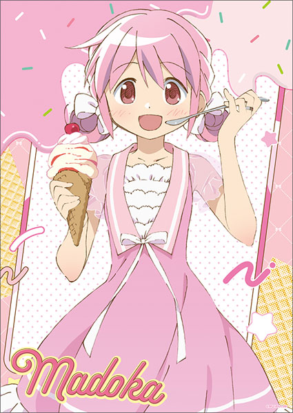 魔法少女まどか☆マギカ クリアポスター 鹿目まどか(ice cream PARTY)[ムービック]