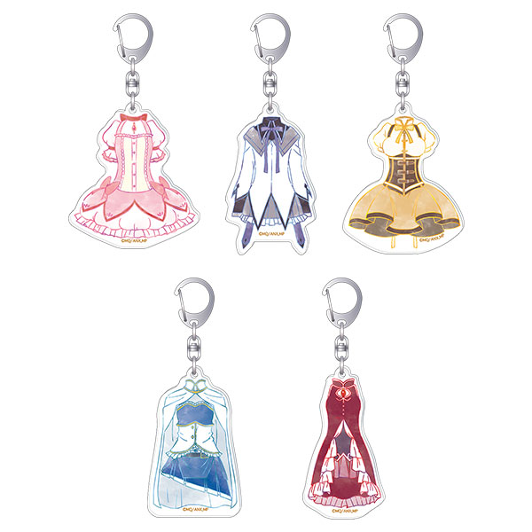 魔法少女まどか☆マギカ アクリルキーホルダーコレクション (魔法少女衣装) 5個入りBOX[ムービック]