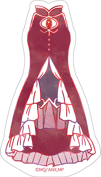 魔法少女まどか☆マギカ ステッカー 佐倉杏子(魔法少女衣装)[ムービック]《発売済・在庫品》