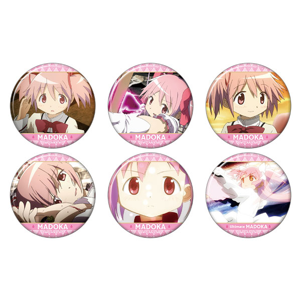 魔法少女まどか☆マギカ 推しキャラバッジコレクション まどか 6個入りBOX[ムービック]