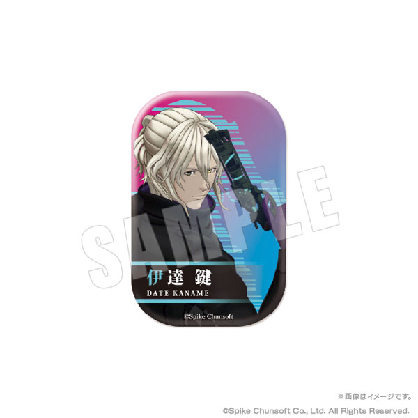 伊達鍵は眠らない - From AI：ソムニウムファイル スクエアカンバッジ 01.伊達鍵[empty]《発売済・在庫品》